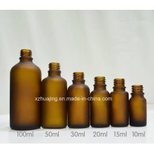 10ml 20ml 30ml 50ml Amber Frosted Glass Dropper Bottle